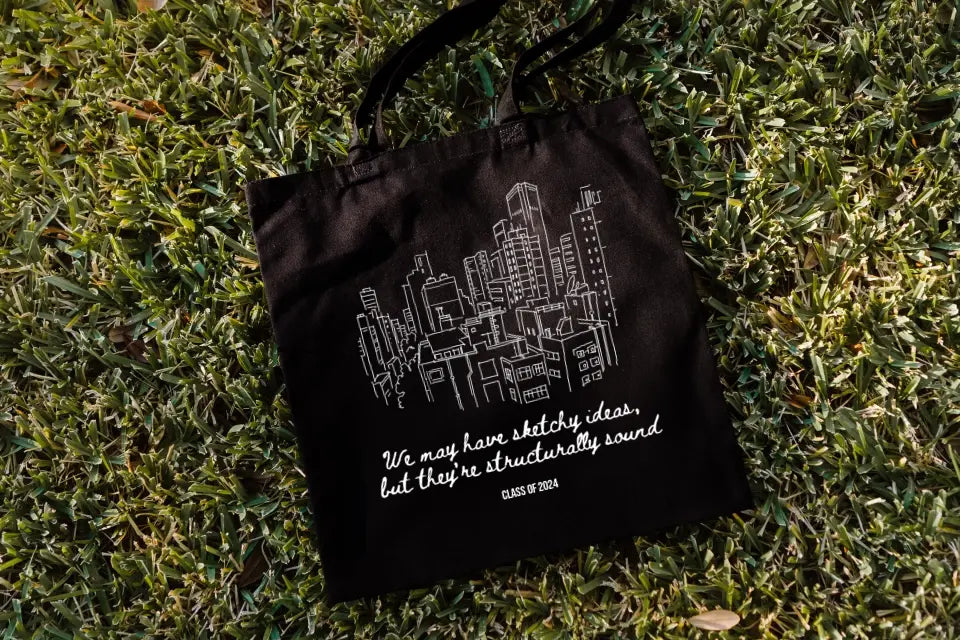 Architecture Tote Book Bag