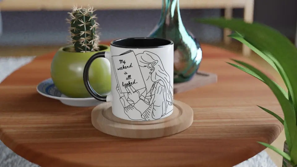 Booked Weekend Ceramic Mug