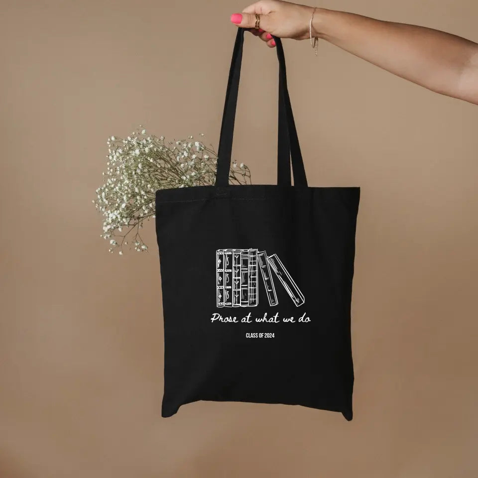 English Tote Book Bag