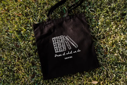 English Tote Book Bag