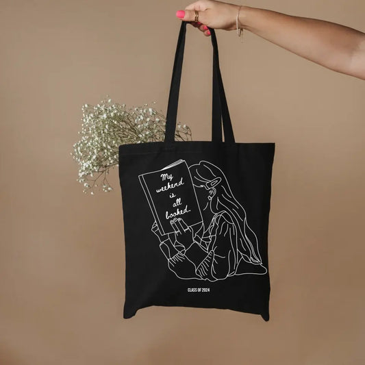 Booked Weekend Tote Book Bag