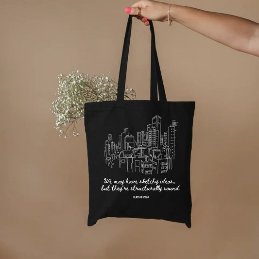 Architecture Tote Book Bag