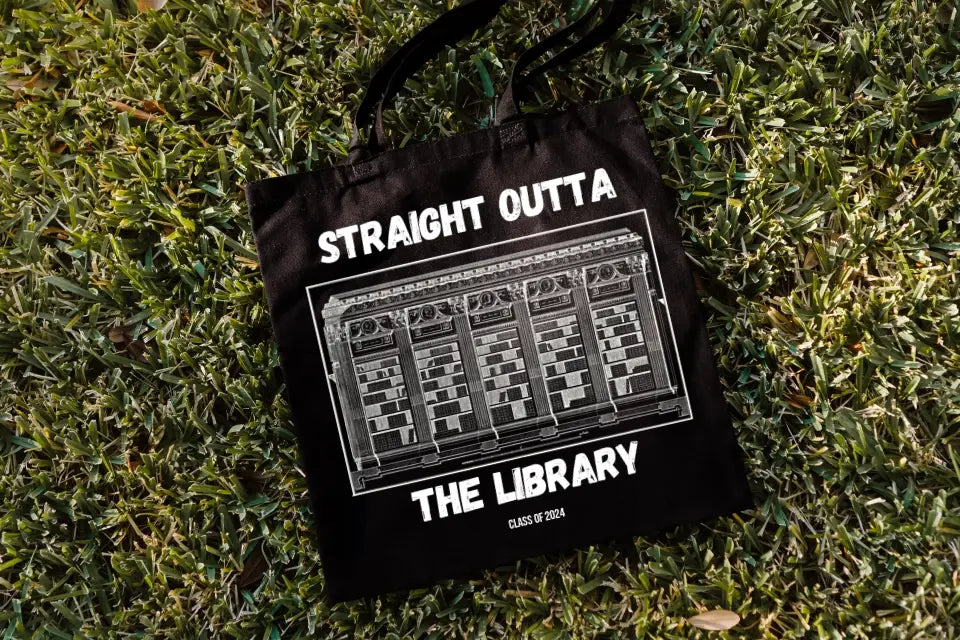 Library Tote Book Bag