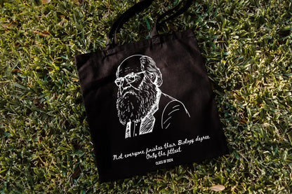 Darwin Evolution Theory Book Bag Tote The Uni Shop Biology