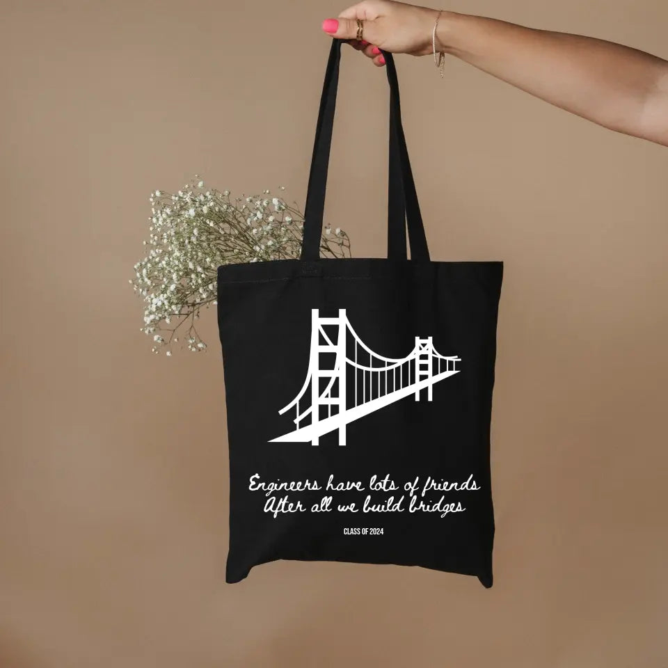 Engineering Tote Book Bag